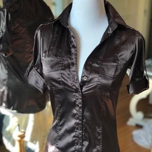 Saucy Zara Satin Shirt